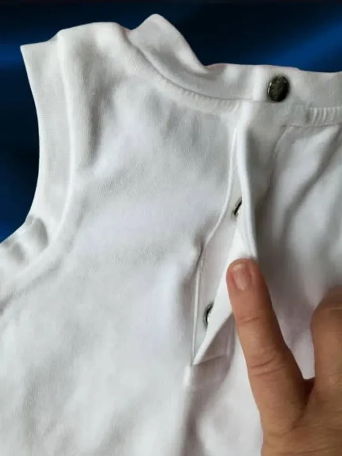 Lot de 2 bodys neufs Jacadi Paris blanc et orange 6 mois - photo numéro 18