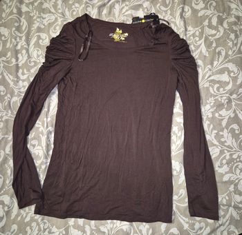 Haut cache cache marron