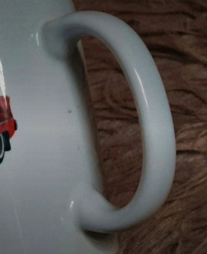 Tasse blanche avec voiture vintage - photo numéro 10