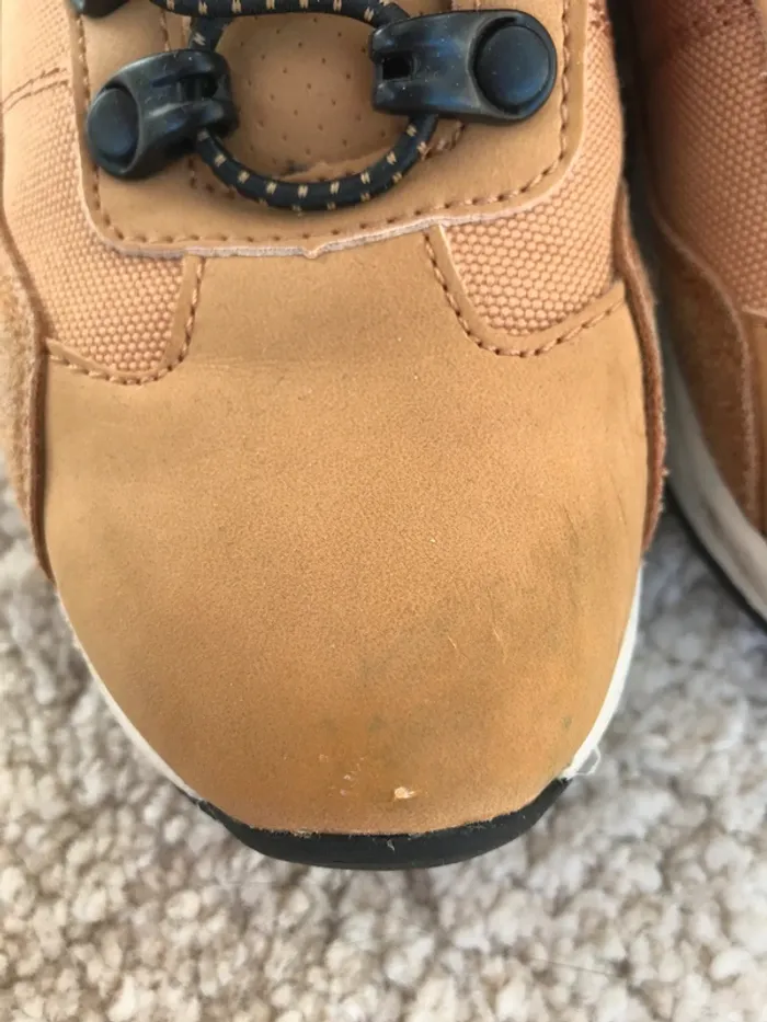Chaussures type basket à scratch camel garçon - 30 - Kappa - photo numéro 6