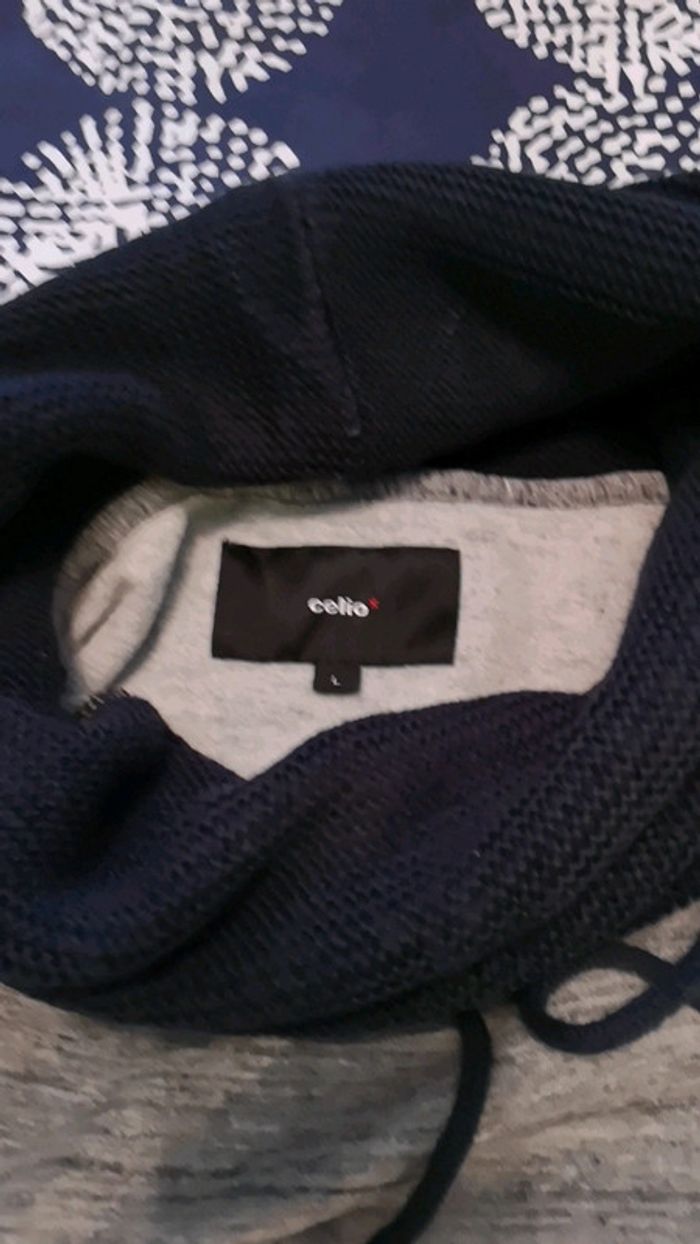 #sweetshirt homme gris taille L - photo numéro 3