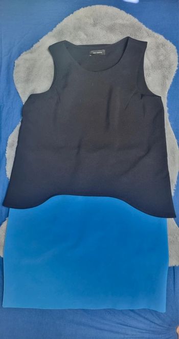 Robe bleue et noire Cop copine