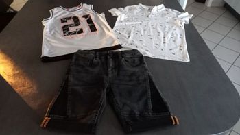 Polo + débardeur + short (Neuf )
