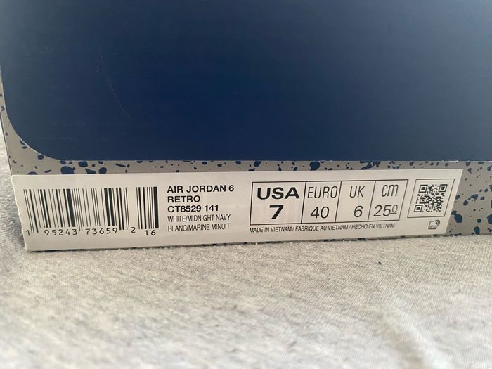 Jordan 6 navy blue - photo numéro 5