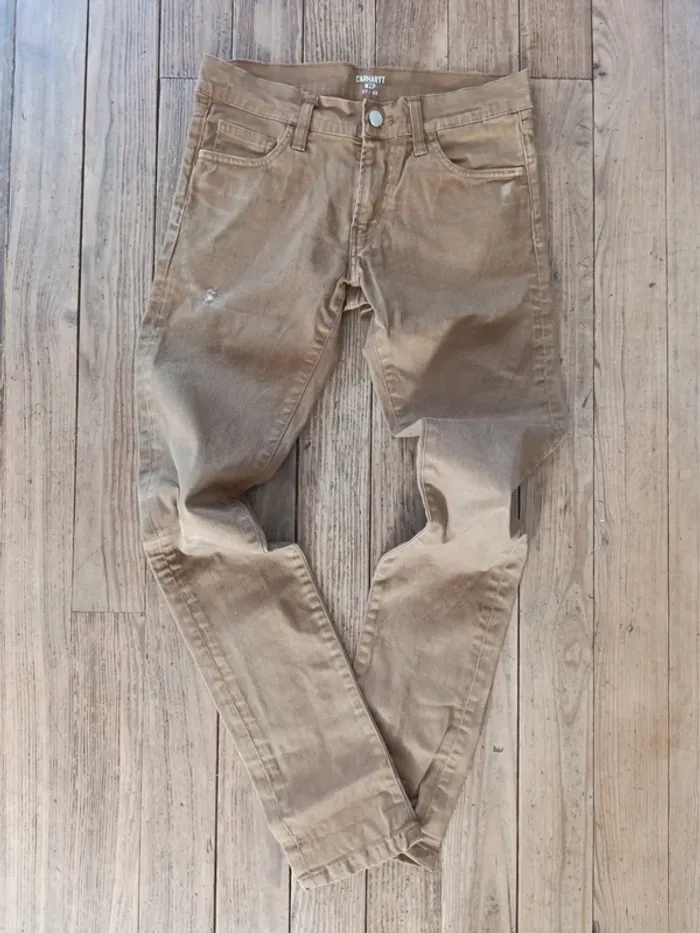 Pantalon Jean Carhartt rebel pant skinny W27 - photo numéro 2