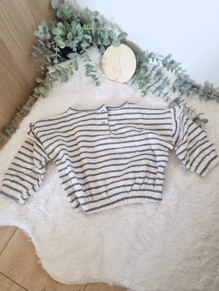 Pull marinière oversize 12M - photo numéro 2