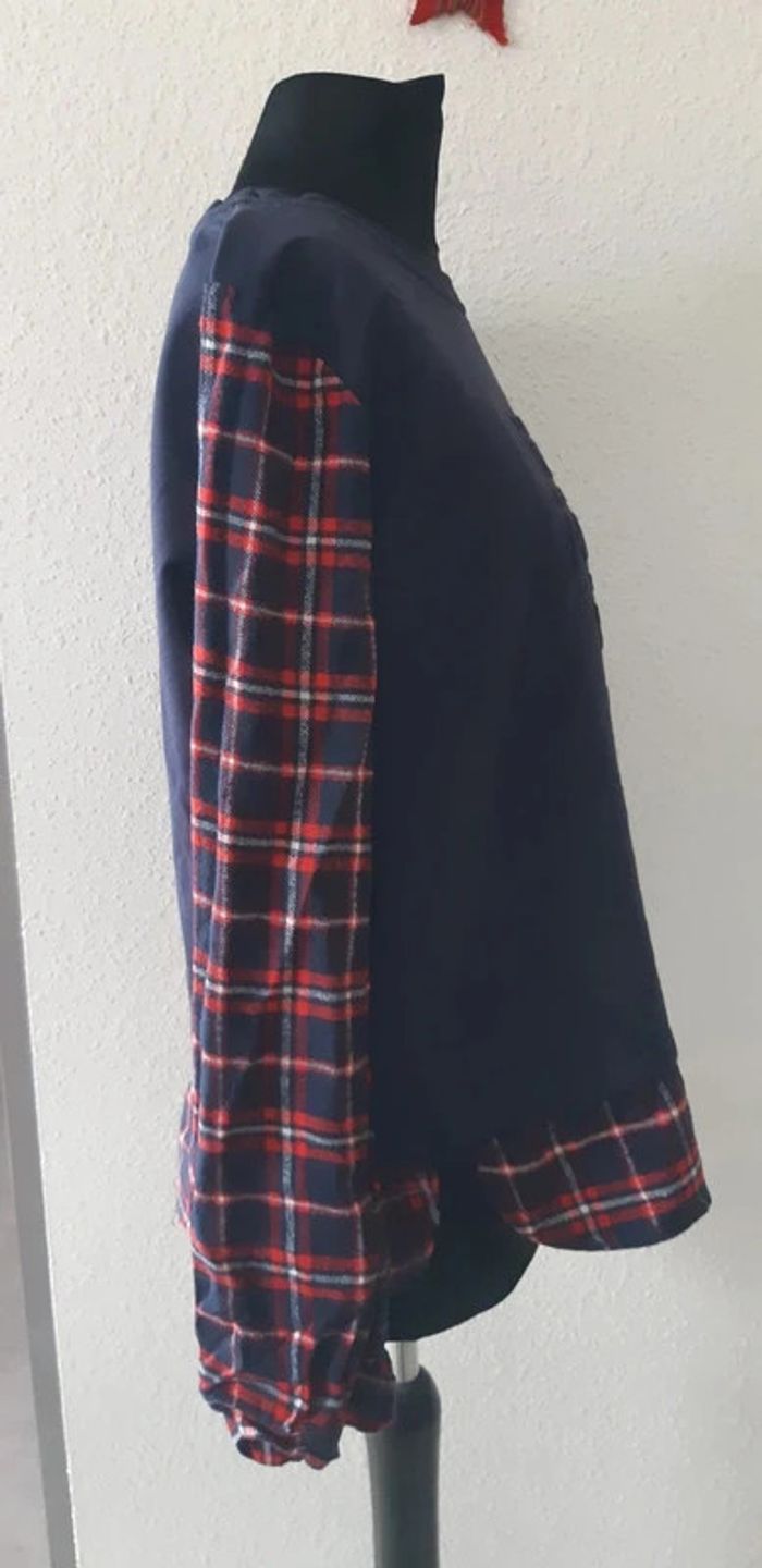Pull chemise a carreaux taille XL - photo numéro 3