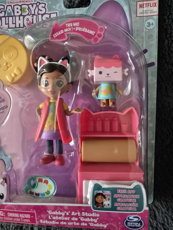 Gabby et la Maison Magique - Gabby Dollhouse - PACK 2 FIGURINES ET ACCESSOIRES - Coffret Studio d’Ar - photo numéro 2