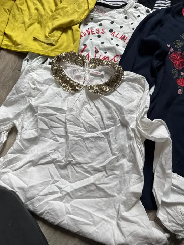 Lot tee-shirts tunique 8 ans fille - photo numéro 8
