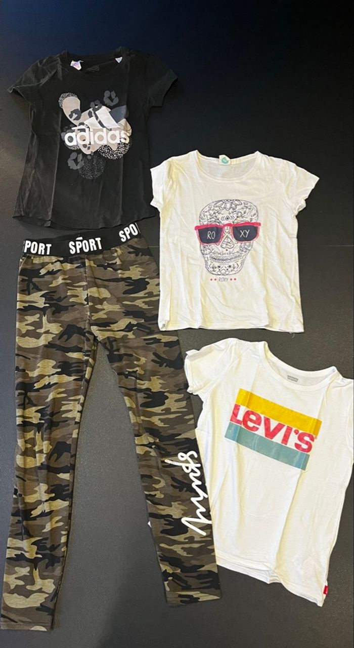 Lot vêtements enfant – Taille 10 ans – Marques Lévis, Nike et Roxy - photo numéro 3