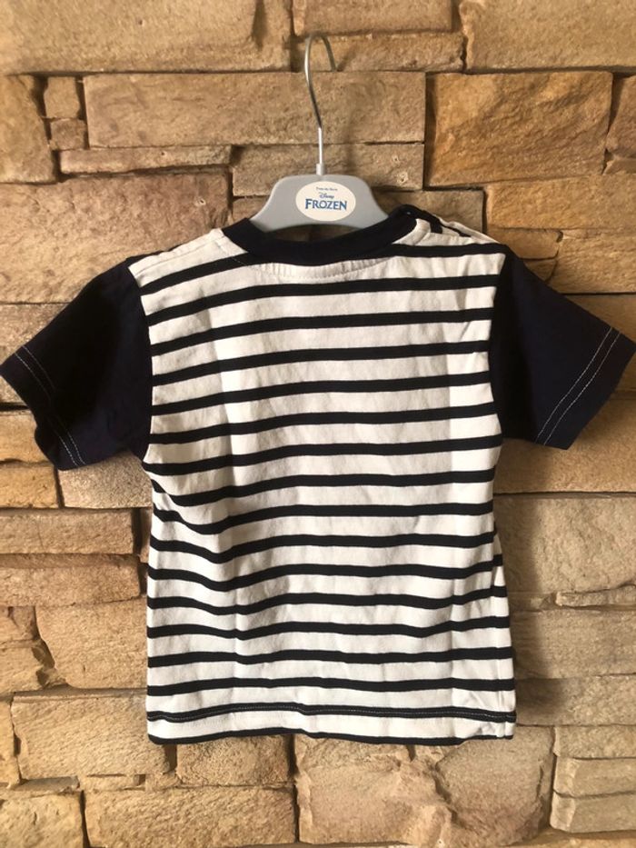 T-shirt 24 mois Carré blanc - photo numéro 3