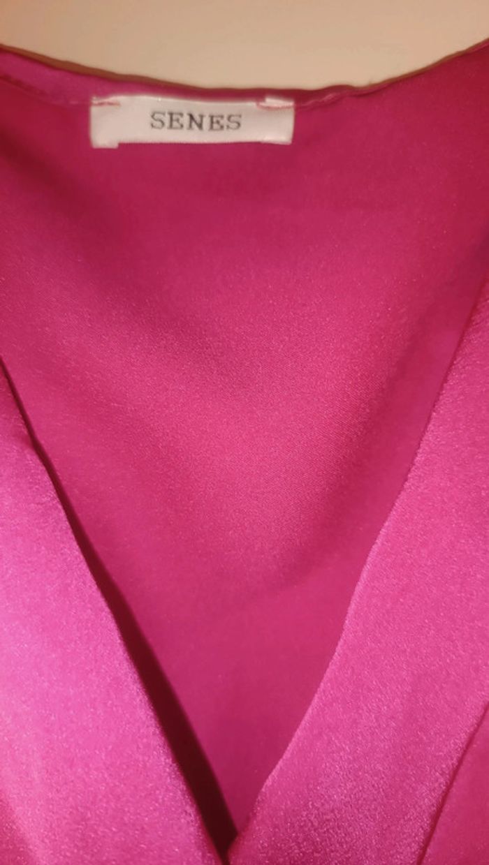 Robe plissée rose senes - photo numéro 3