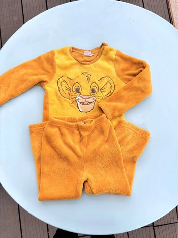 Pyjama polaire SIMBA / roi lion / Disney