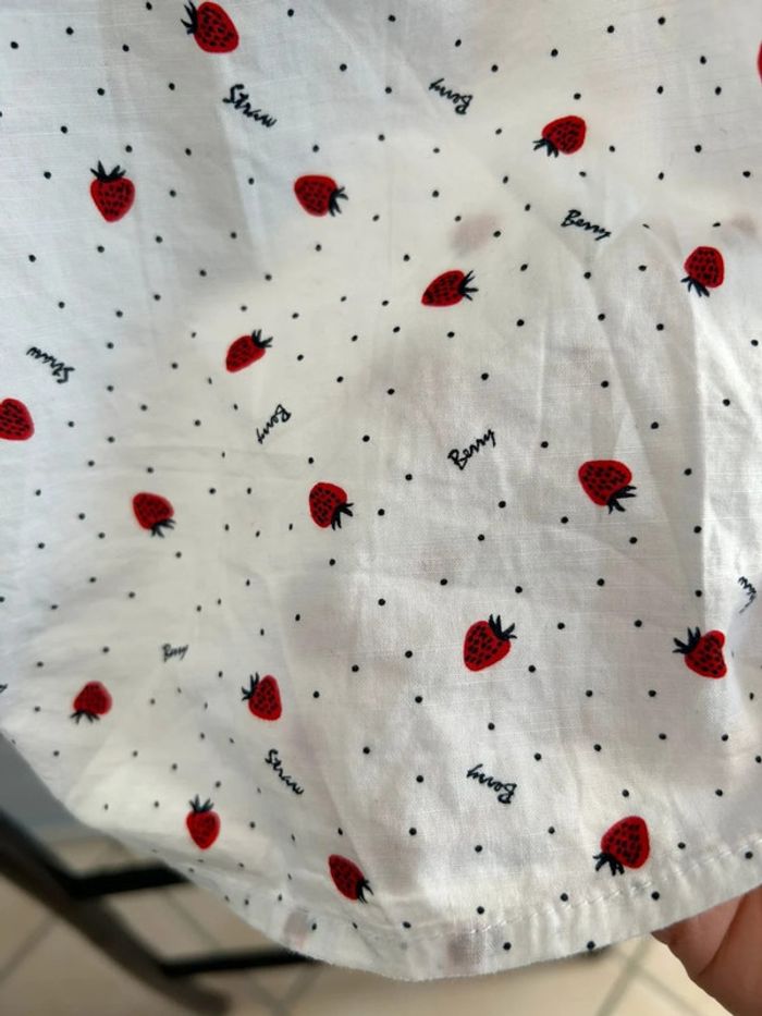Blouse fraise été / orchestra - 9 mois - photo numéro 2