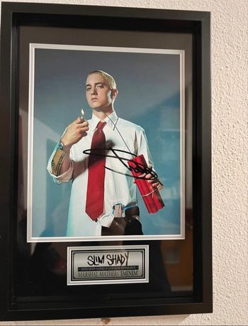 Affiche Eminem signée 