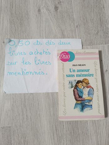 Livre Duo série Romance
