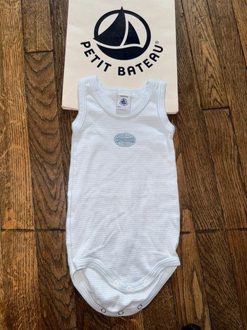 Body petit bateau 6 mois