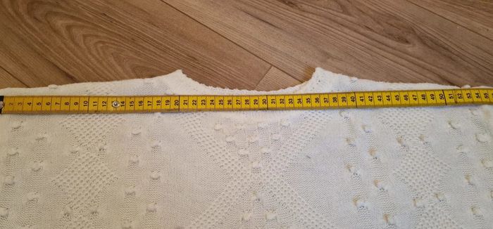 Petit pull vintage made in France écru taille 36 - photo numéro 8