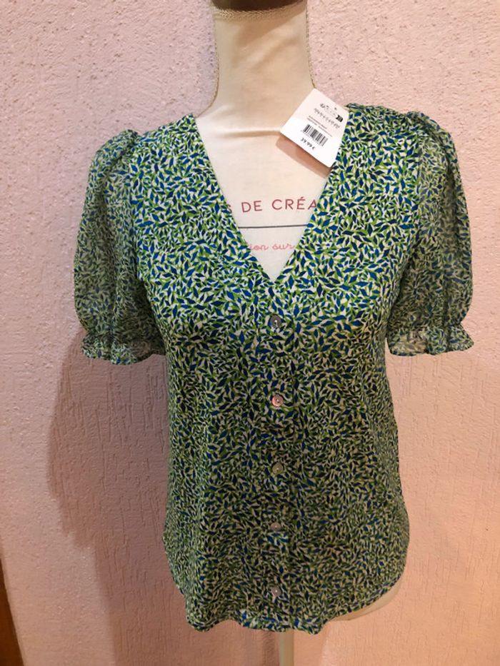 Blouse à motifs naf naf - n e u ve - photo numéro 2