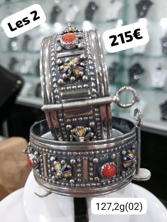 Bijoux kabyle authentique en véritable argent