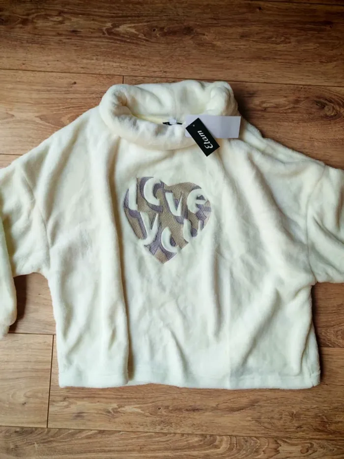Pull chaud et doux haut de pyjama étam - photo numéro 2