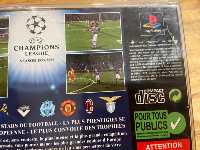 Uefa champions league ps1 - photo numéro 4
