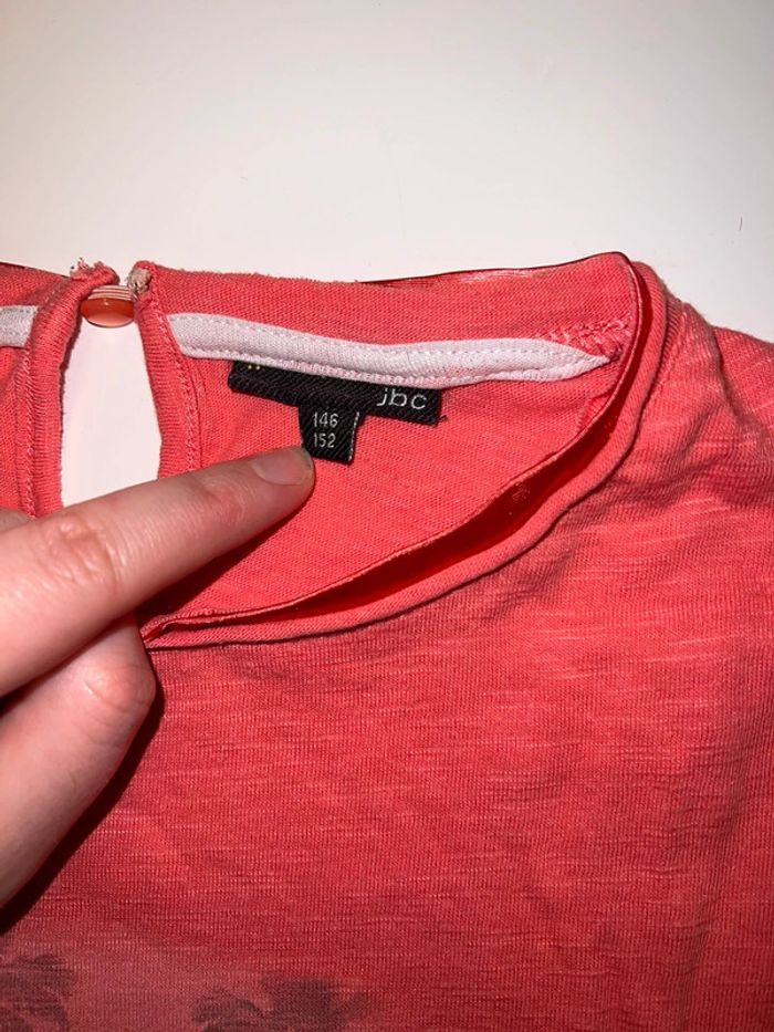 T-shirt corail - photo numéro 2