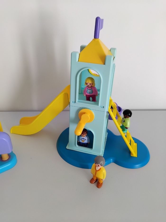 PLAYMOBIL 123 Manège Toboggan Glacier Lot 🎡 - photo numéro 4