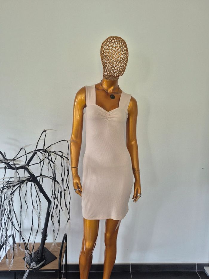 Robe Courte Crème