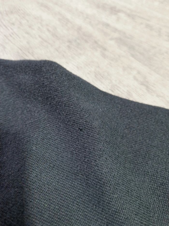 Pull Col V Tommy Hilfiger Noir Logo Brodé Taille L Homme - photo numéro 9