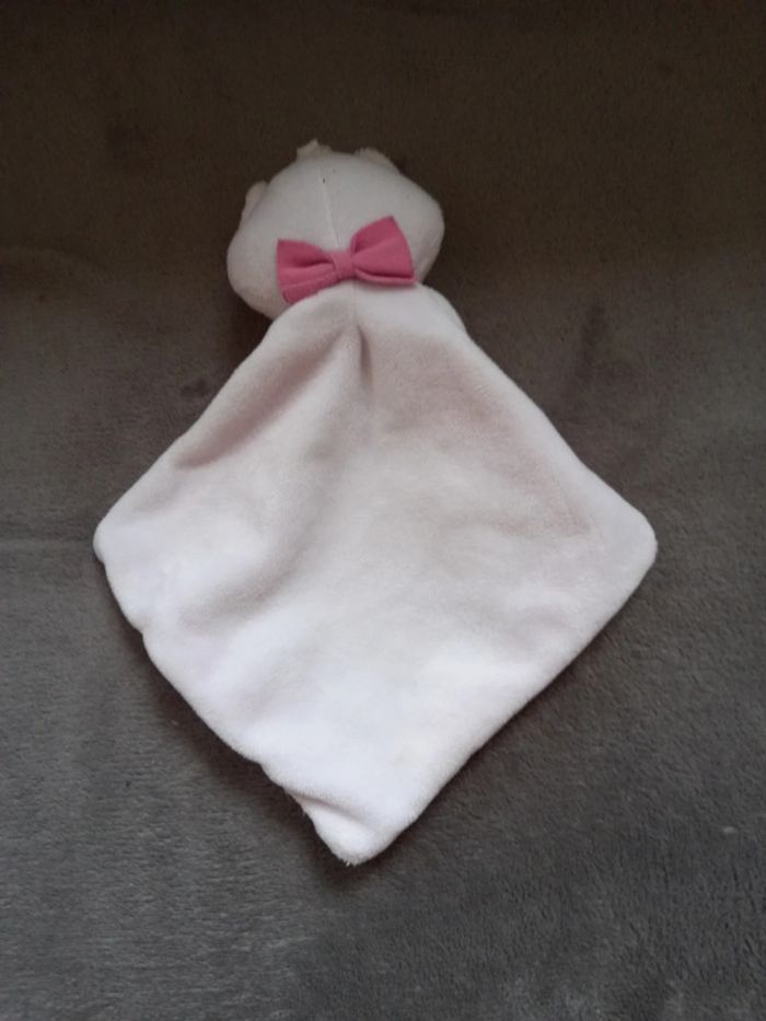 Doudou Chat rose blanc Aristo chat - photo numéro 3