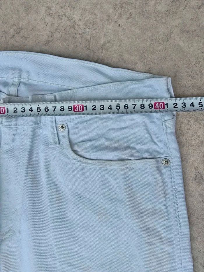 Jeans Levi's 514 W32 FR42 L32 coupe droite blanc Homme Men pan374b - photo numéro 4
