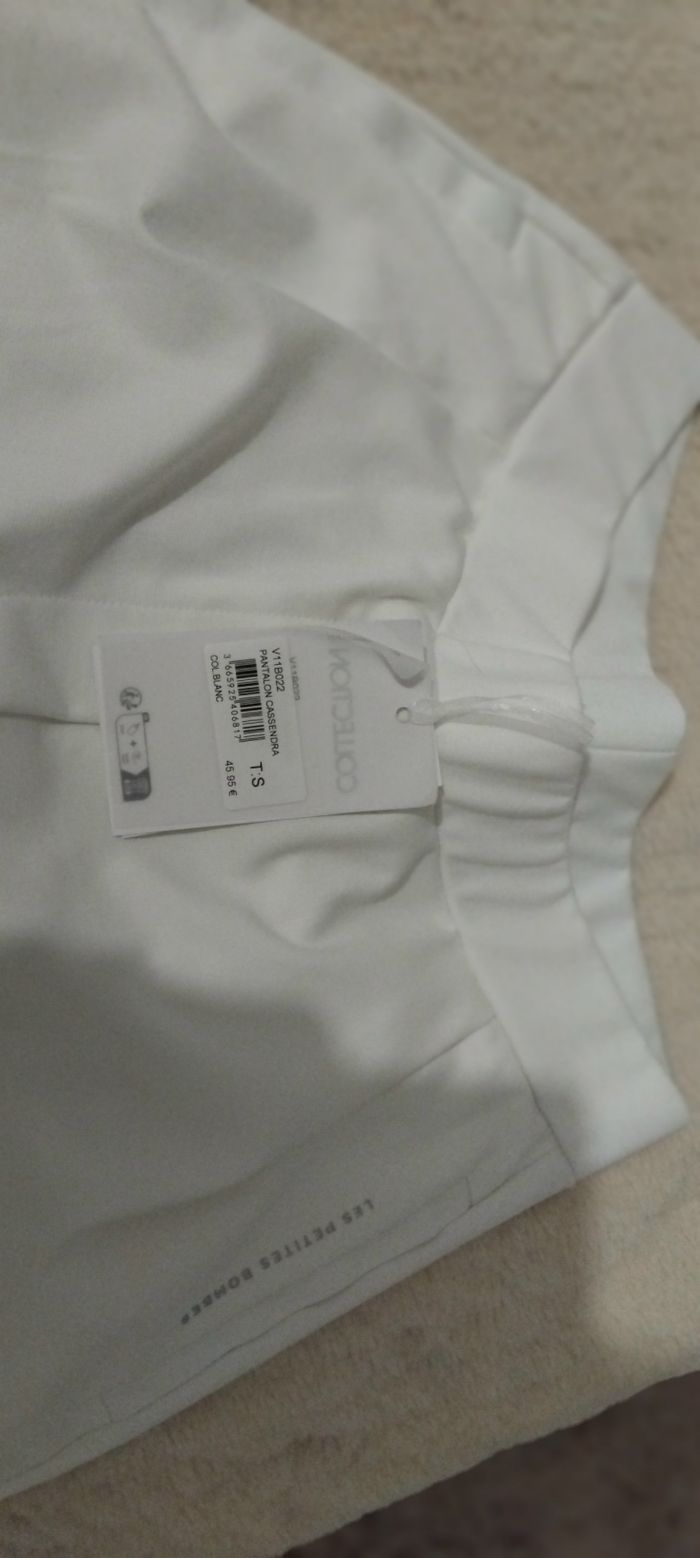 Pantalon cassandra blanc les petites bombes neuf - photo numéro 2