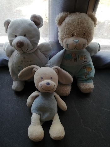 Lot de 3 doudous