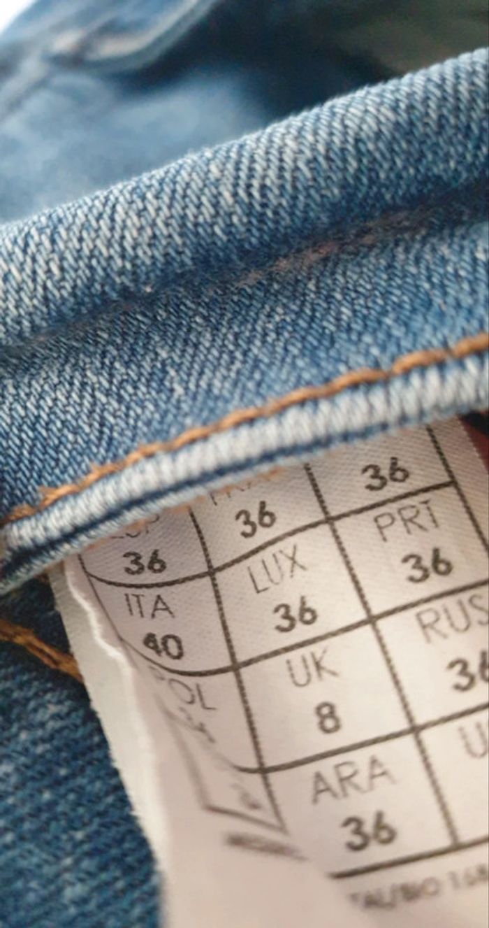 Jeans skinny bleu délavé, taille 36, Promod - photo numéro 4