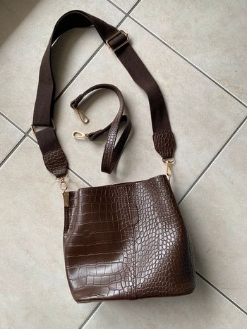 Sac à main bandoulière marron