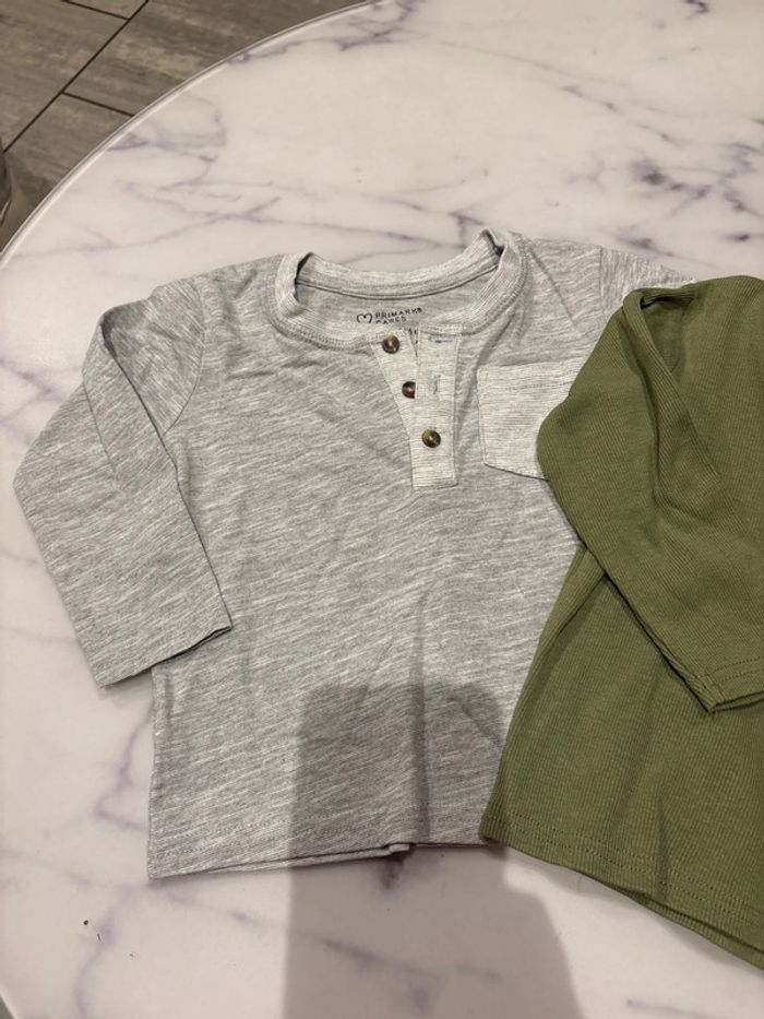 Lot de 2 t-shirts manches longues garçon - photo numéro 3