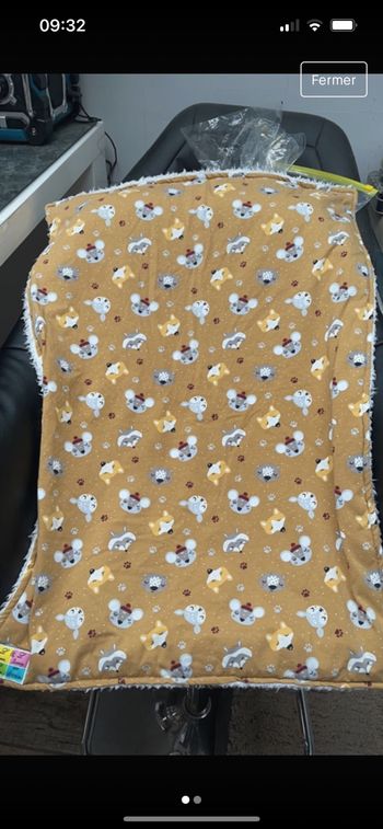 Couverture molletonnée
