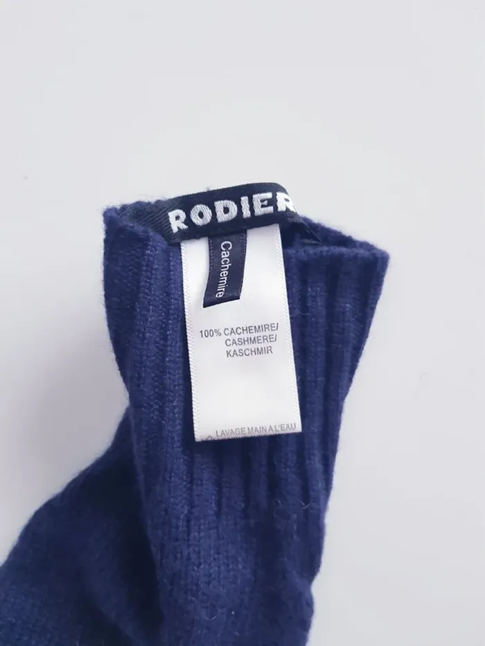 Rodier - Gants en cachemire - Bleu marine - Taille unique - Neufs ! - photo numéro 3