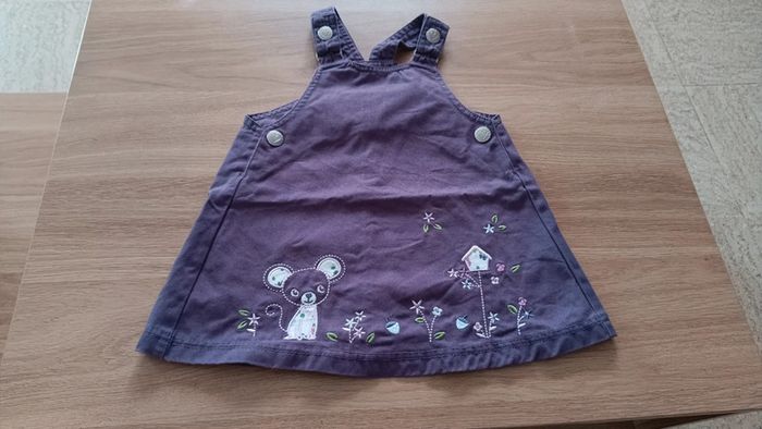 Robe salopette violette