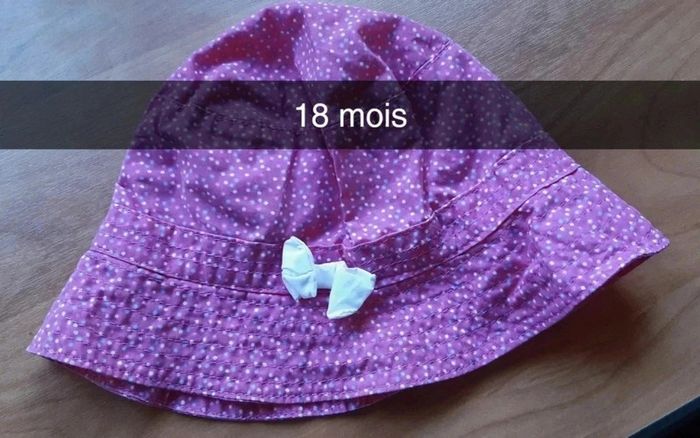 Chapeau bébé fille 18 mois Lulu castagnette