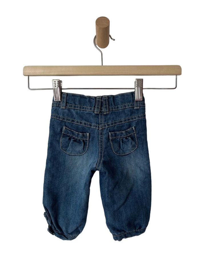 Pantalon souple en jean doublé coton - Tape à l'oeil 6 mois (68cm) - photo numéro 4
