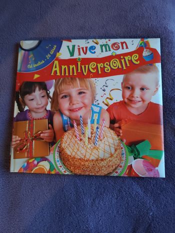 Livre activités enfant +CD audio vive mon anniversaire remi Guichard