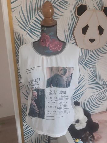 Tee-shirt manches courtes voile L