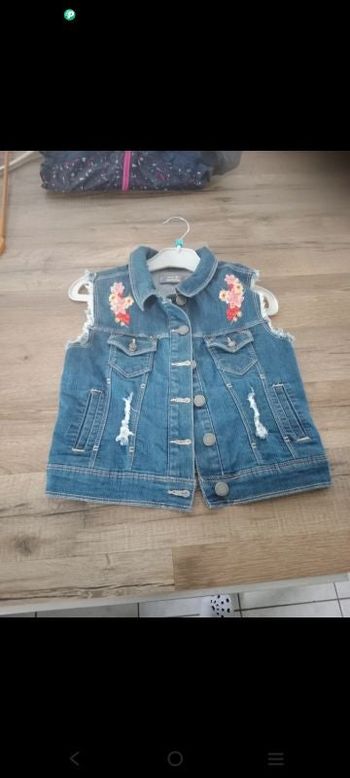 Veste en jean sans manche