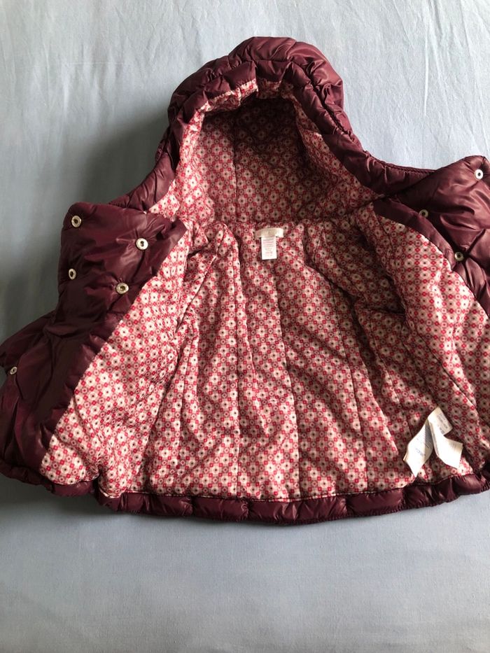 Joli manteau bordeaux 3 mous obaibi - photo numéro 2