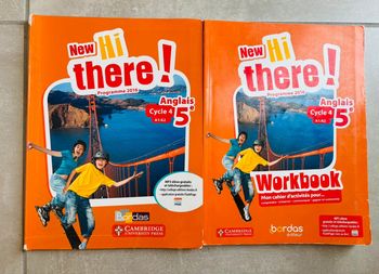 Manuel d’anglais et workbook New Hi There 5e
