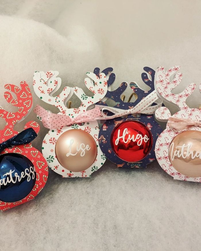 Boule de Noël personnalisée