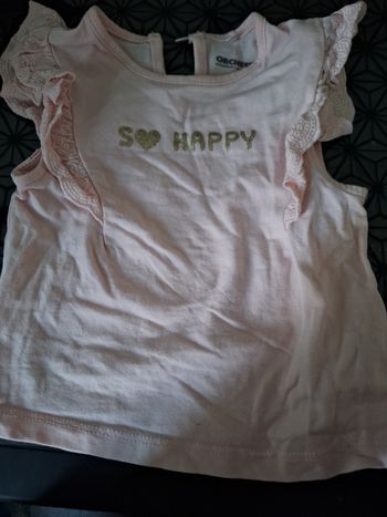 Lot t-shirt fille 3 mois