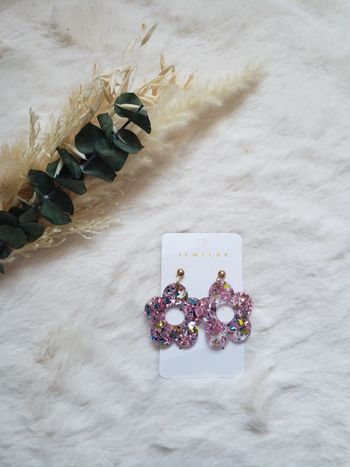 Boucles d'oreilles fleur